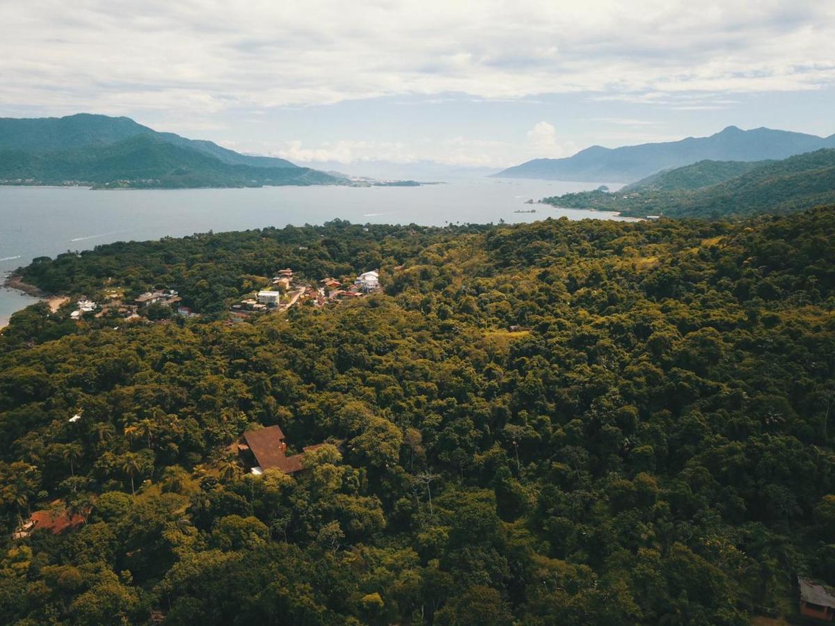 Bangalo Com Vista Para O Mar No Condominio Yacamim Ilhabela Praia Do Curral Εξωτερικό φωτογραφία