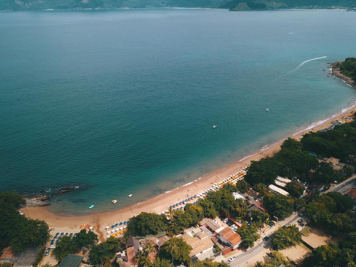 Bangalo Com Vista Para O Mar No Condominio Yacamim Ilhabela Praia Do Curral Εξωτερικό φωτογραφία