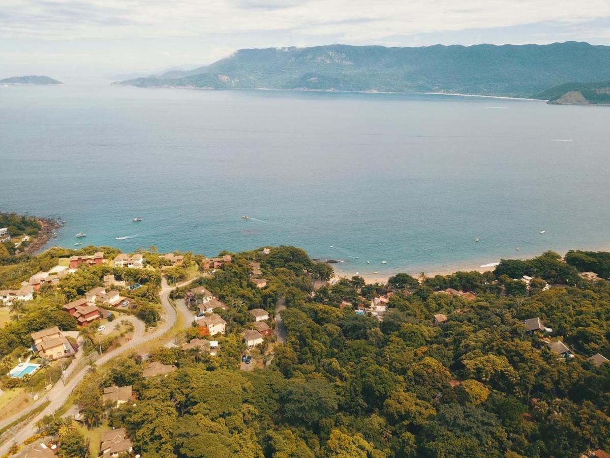 Bangalo Com Vista Para O Mar No Condominio Yacamim Ilhabela Praia Do Curral Εξωτερικό φωτογραφία