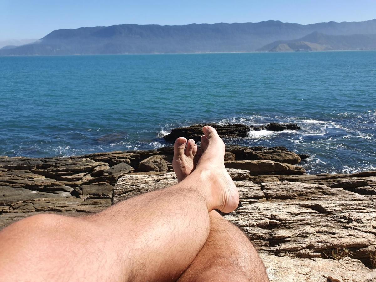 Bangalo Com Vista Para O Mar No Condominio Yacamim Ilhabela Praia Do Curral Εξωτερικό φωτογραφία