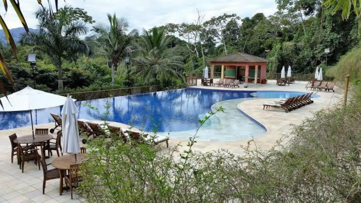 Bangalo Com Vista Para O Mar No Condominio Yacamim Ilhabela Praia Do Curral Εξωτερικό φωτογραφία